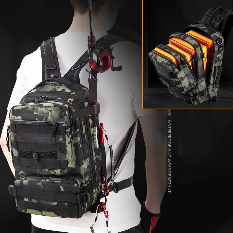 Fishing Equipment Bait - Fishing Tackle Backpack Storage Bag Men's
