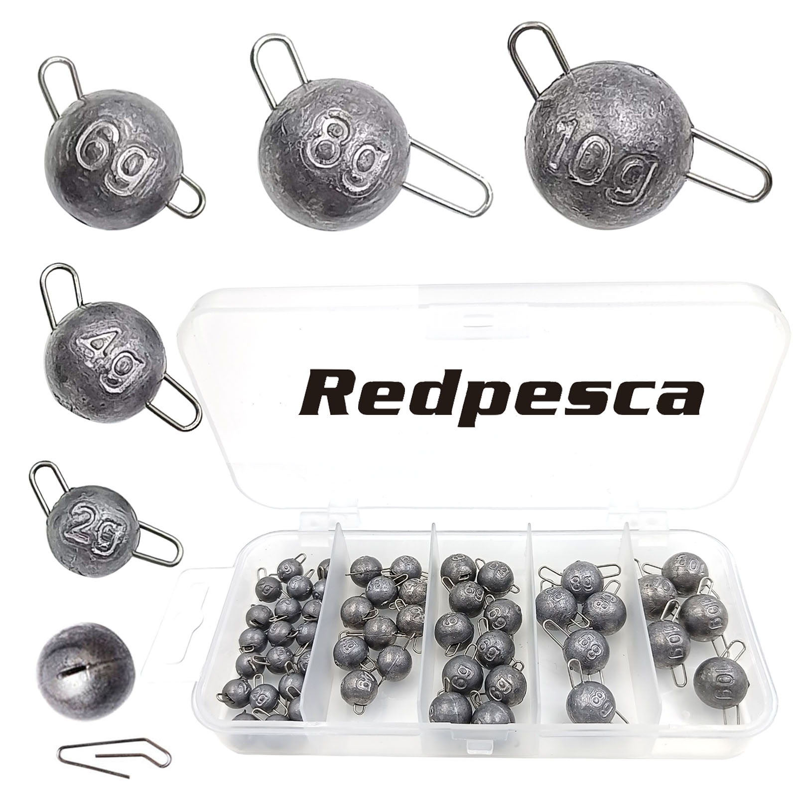 Fishing Quest - 50/40/35 Cannonball Fishing Weights Sinkers Quick
