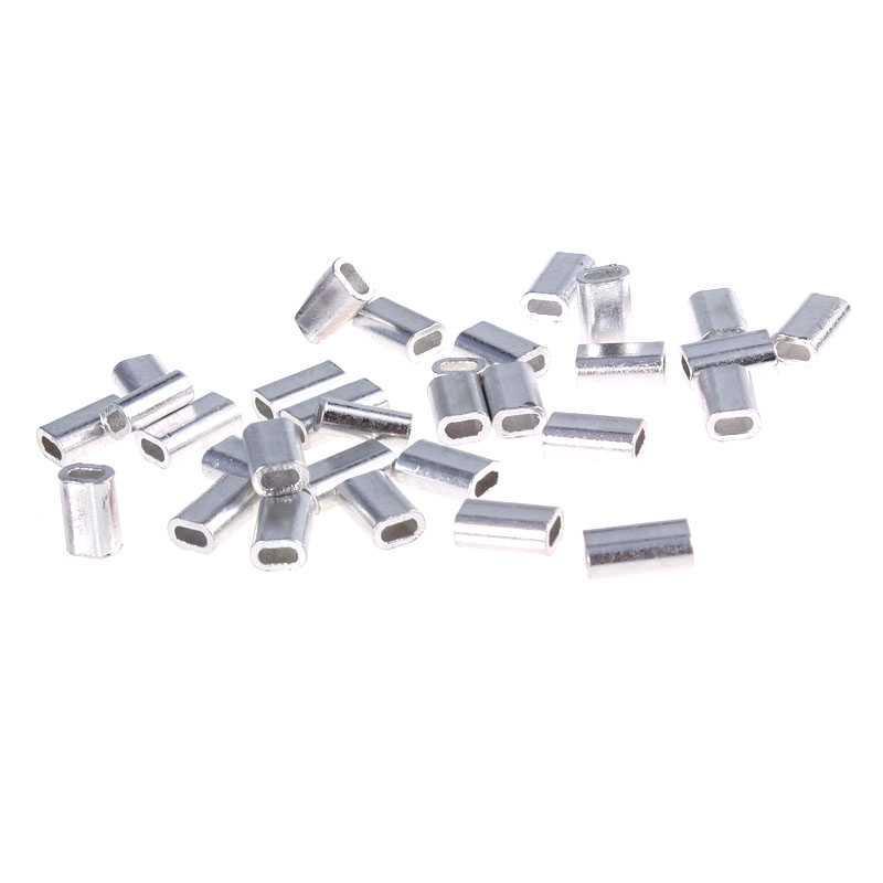 Fishing Line - Fishing Tackle Connector Set Aluminium Crimp