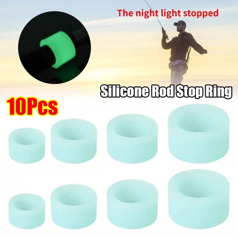 Fishing Equipment Parts - 10Pcs Durable Silicone Fishing Rod Anti-skid