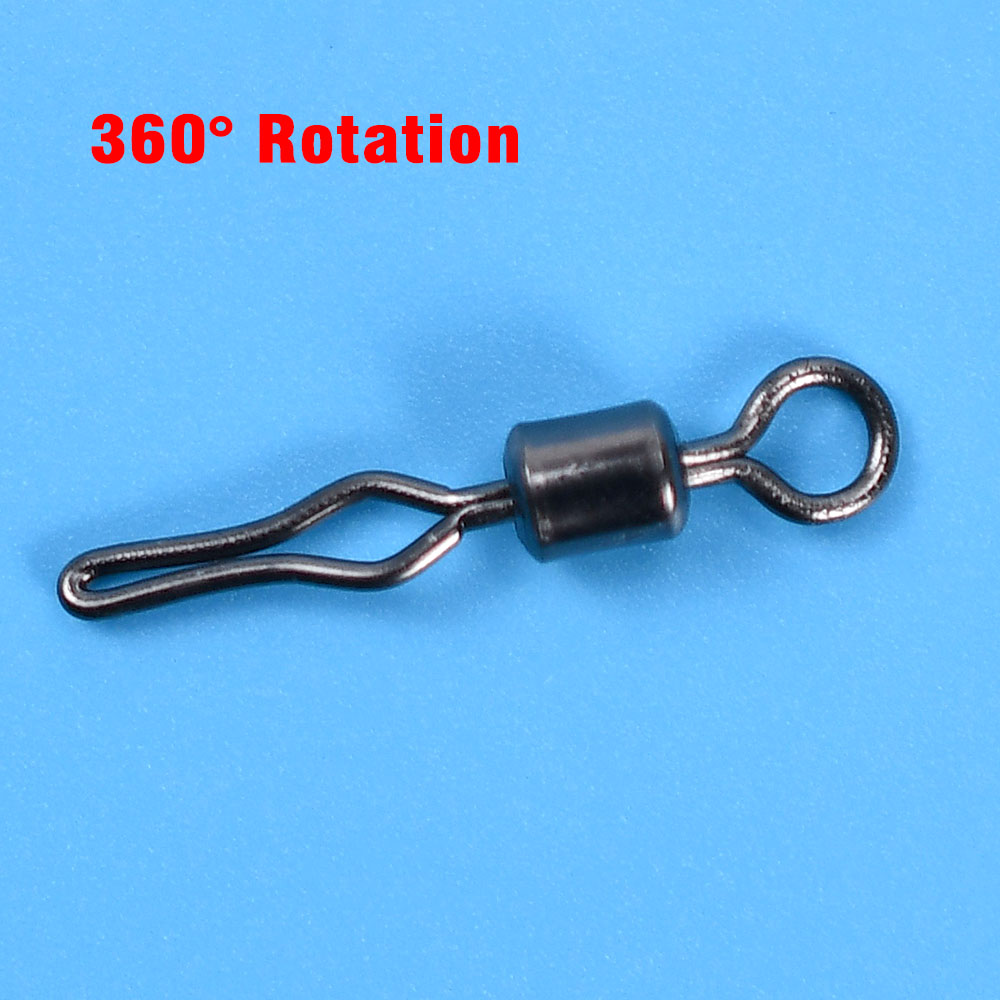 100Pcs Drop Shot Swivels Rolli - Fishing Equipment Parts 评论和价格