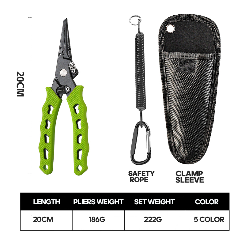 TAIYU 5-Color Stainless Steel  - Fishing Pliers 评论和价格