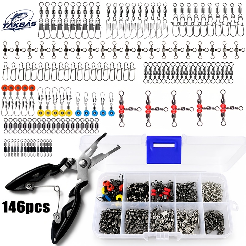 146pcs Fishing Terminal Tackle - Fishing Pliers 评论和价格