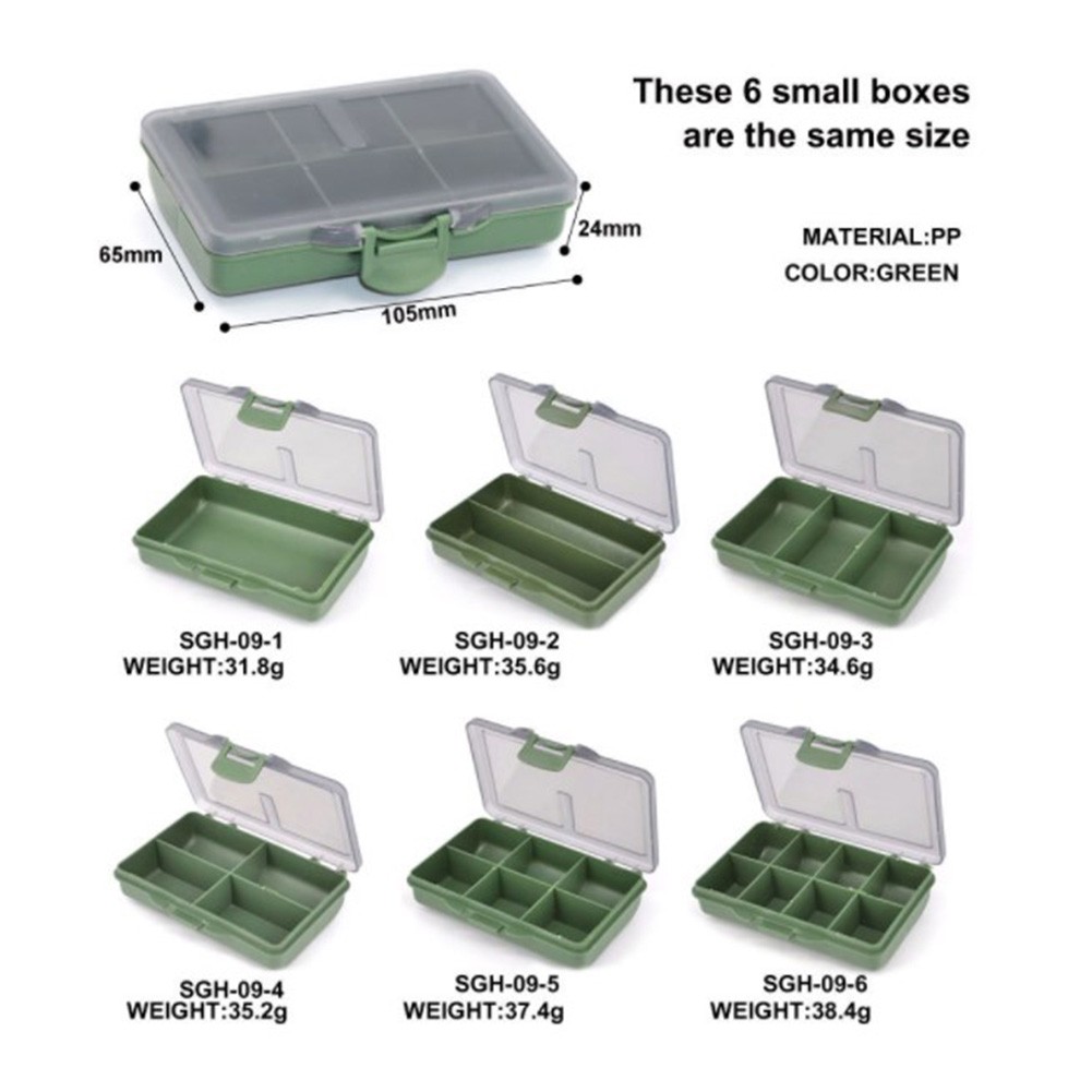 4/8grids Separate Storage Box, - Fishing Equipment Bait 评论和价格