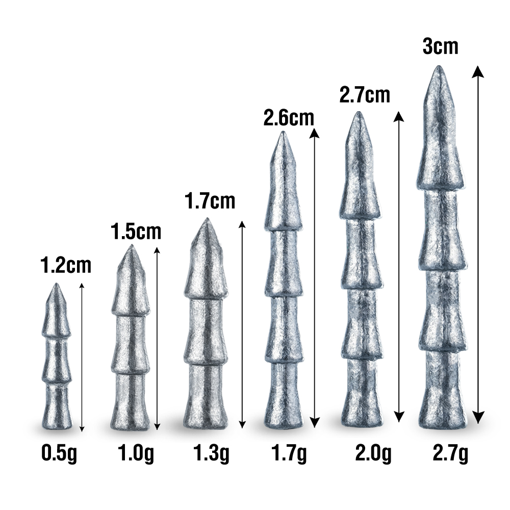 30Pcs Tungsten Nail Weights Hi - Fishing Quest 评论和价格