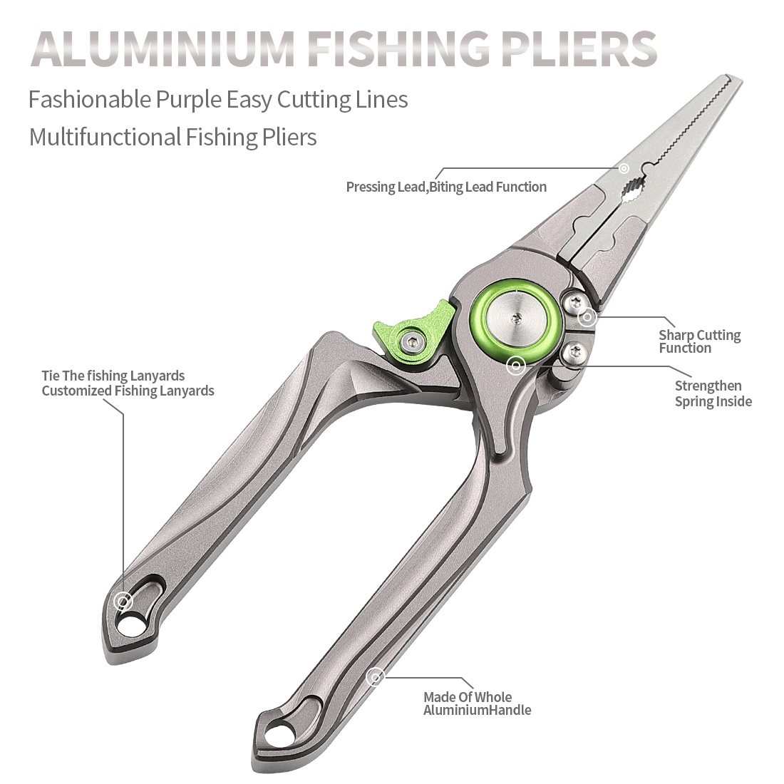 Full Aluminum Hook Removal Sal - Fishing Pliers 评论和价格