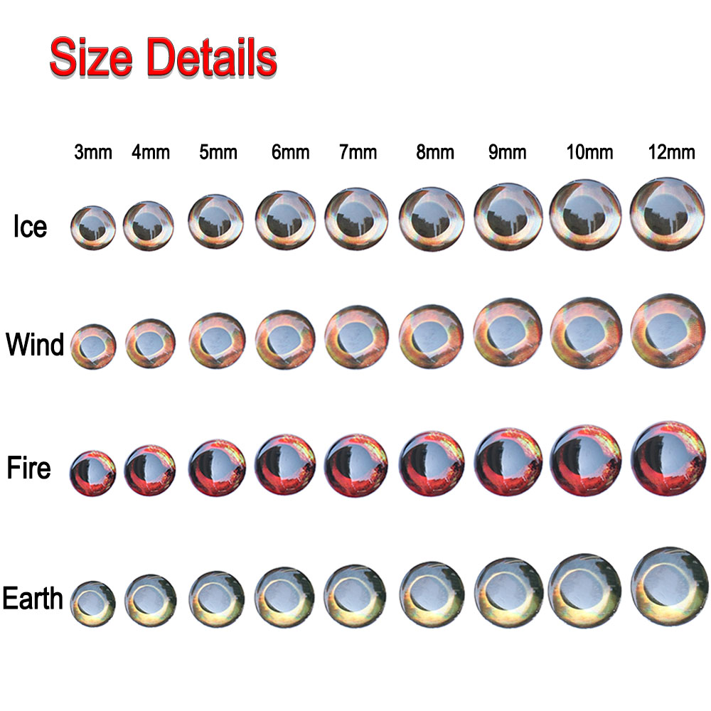 ICERIO 100PCS  Holographic 3D  - Fishing Equipment Parts 评论和价格