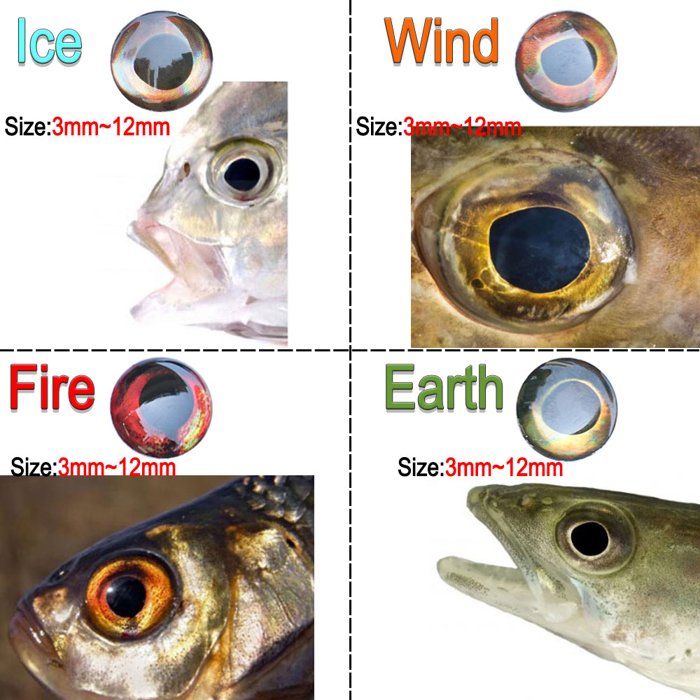 ICERIO 100PCS  Holographic 3D  - Fishing Equipment Parts 评论和价格