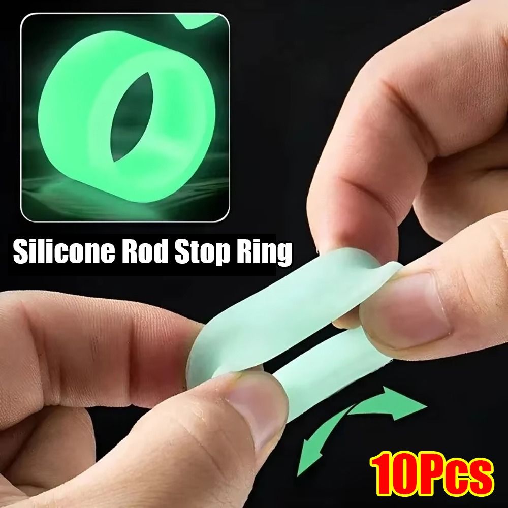 10Pcs Durable Silicone Fishing - Fishing Equipment Parts 评论和价格