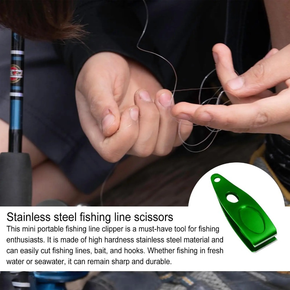 1pc Portable Fishing Line Cutt - Fishing Equipment Hanger 评论和价格