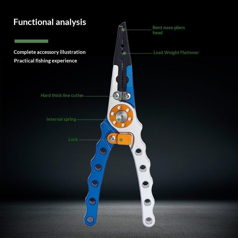 Aluminum Alloy Fishing Pliers  - Fishing Equipment Hanger 评论和价格