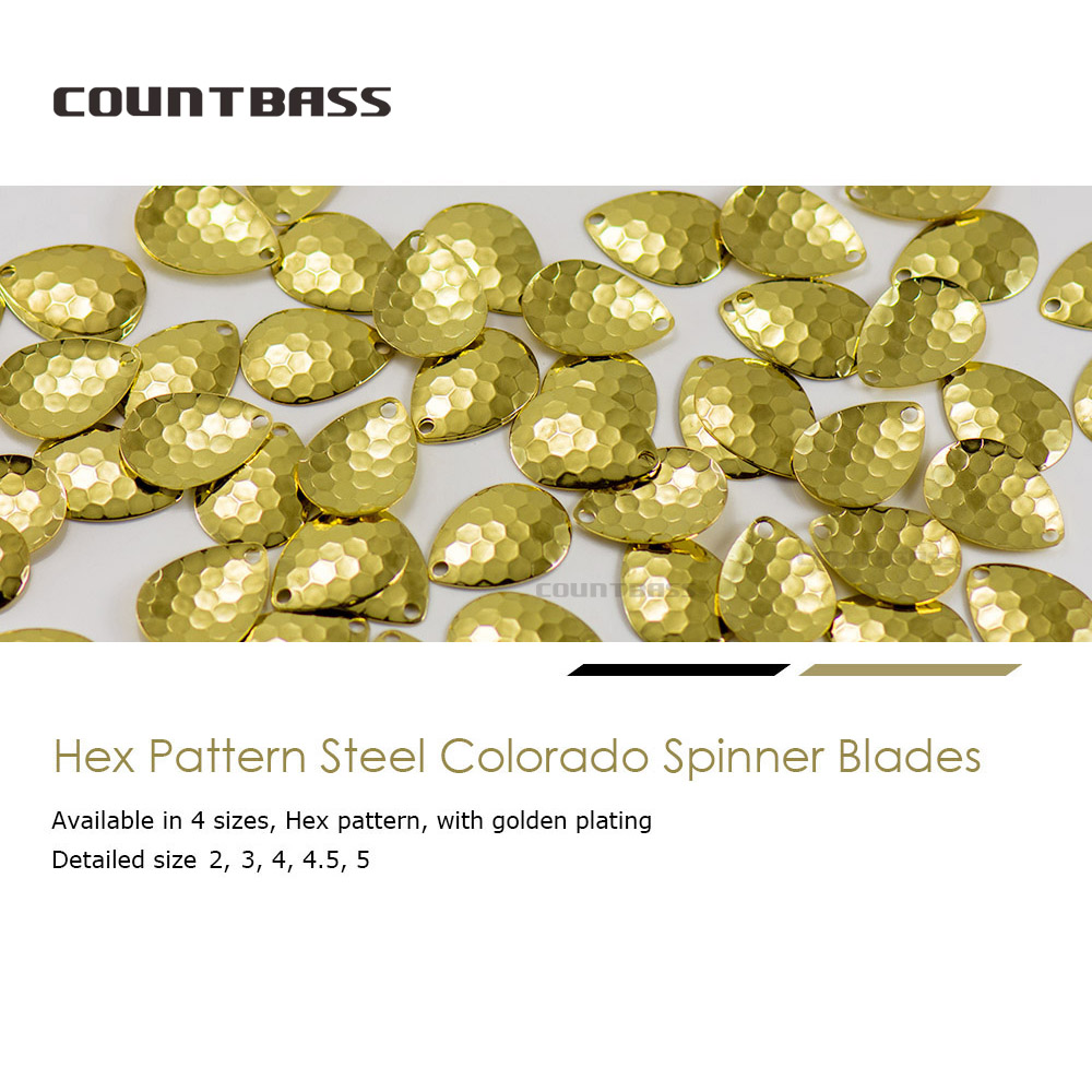 Countbass 50pcs Size 2-5 Gold  - Fishing Equipment Parts 评论和价格