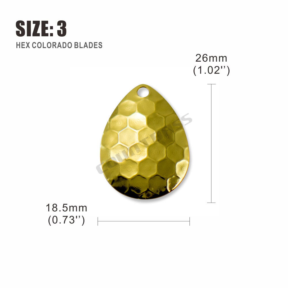 Countbass 50pcs Size 2-5 Gold  - Fishing Equipment Parts 评论和价格