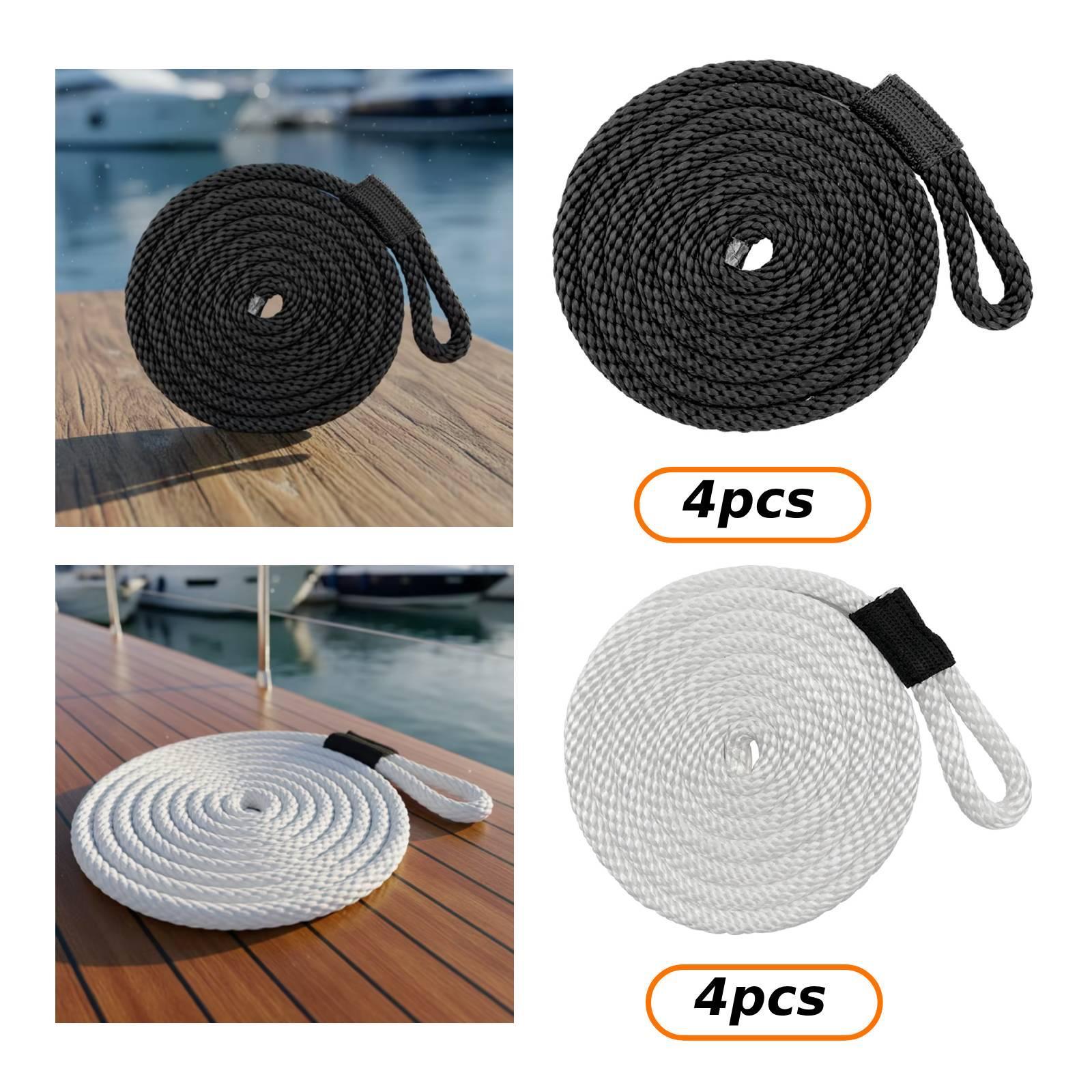 4 Pieces Docklines Mooring Rop - Fishing Line 评论和价格