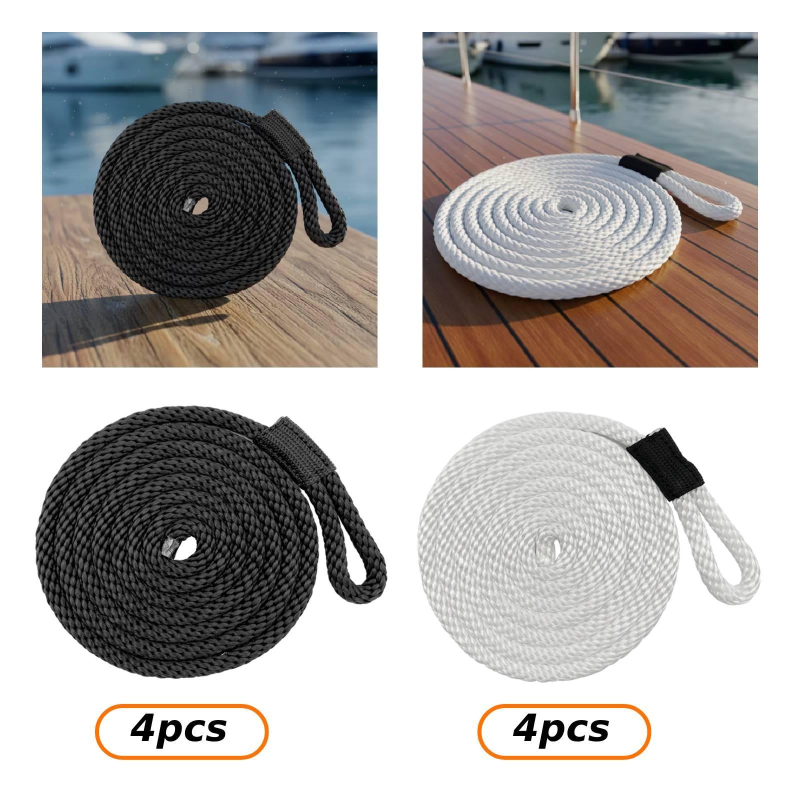 4 Pieces Docklines Mooring Rop - Fishing Line 评论和价格