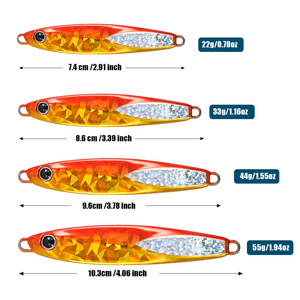 JIGGING PRO Leppa Jig 22g 33g  - Fishing Equipment Bait 评论和价格